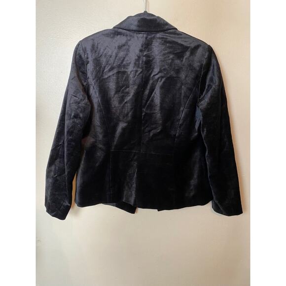 chicos black and gold velvet blazer medium witchy corpcore dark academia - Picture 4 of 5